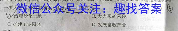 q安徽省芜湖市无为市2023-2024学年第二学期七年级期中学情调研化学