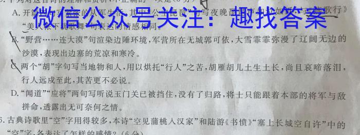 2024河南中考学业备考全真模拟试卷（M2）语文