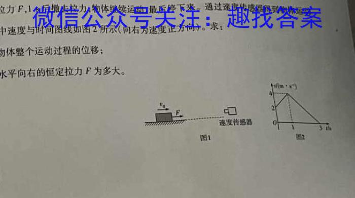 湘楚名校2024-2025学年度上学期高三八月联考(10001C)物理试题答案