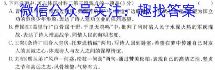 2023~2024学年陕西省八年级综合模拟(二)MNZX E SX语文