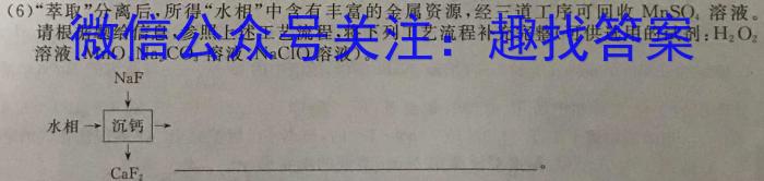 3成都外国语学校2021级高考模拟试题(一)化学试题