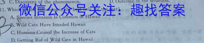 山西省2023-2024学年高二5月质量检测卷（212860Z）英语