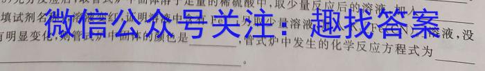 安徽省包河区2023-2024学年第二学期八年级期末教学质量监测（试题卷）化学