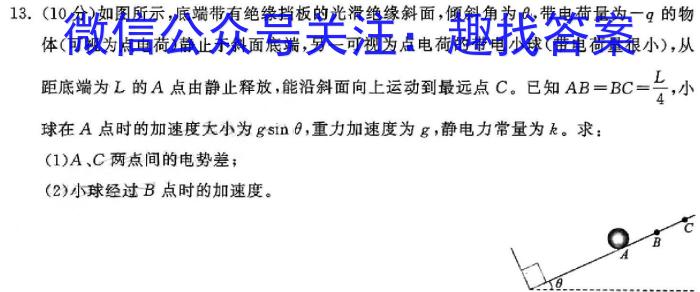 陕西省2024年普通高等学校招生全国统一考试模拟检测(二)h物理