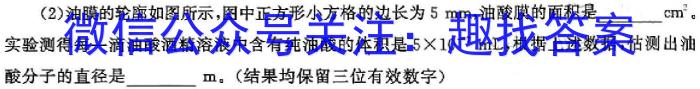 河南省2023~2024学年下学期七年级期中阶段性质量检测试题物理试题答案