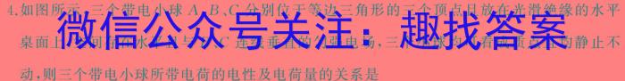 2024年普通高等学校招生全国统一考试 名校联盟·压轴卷(T8联盟)(二)2物理试题答案