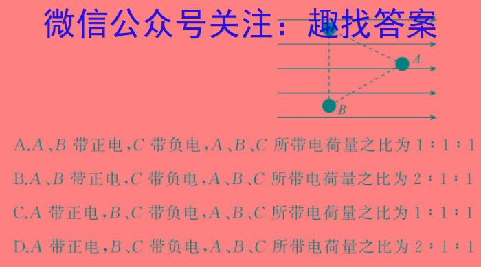 2023-2024学年度（下）白山市高二教学质量监测物理试卷答案