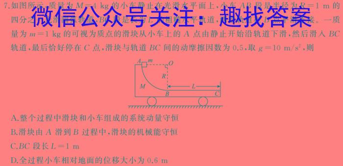 2024届黑龙江齐齐哈尔市高三模拟2月联考物理`