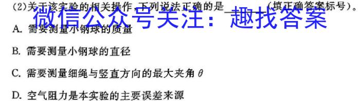 2024届长沙市一中高三月考试卷（七）物理`