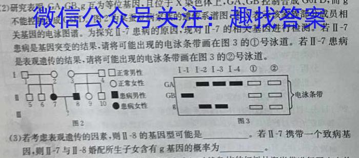 重庆康德2024年普通高等学校招生全国统一考试 高考模拟调研卷(四)生物学试题答案