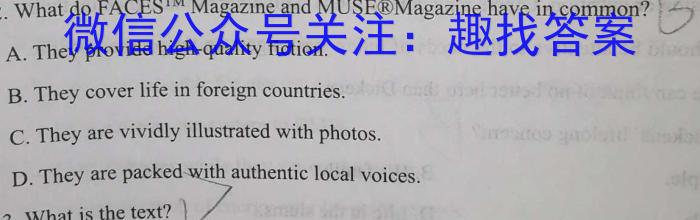 安徽省2024年九年级考试无标题(Z)英语