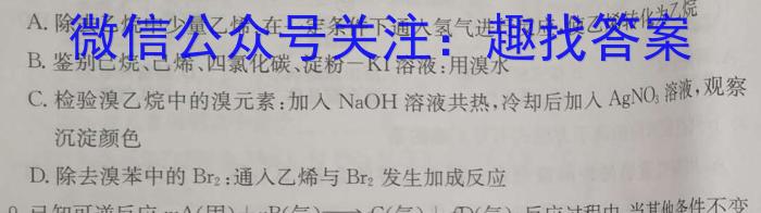 2024年河南省普通高中招生考试试卷 考场卷化学