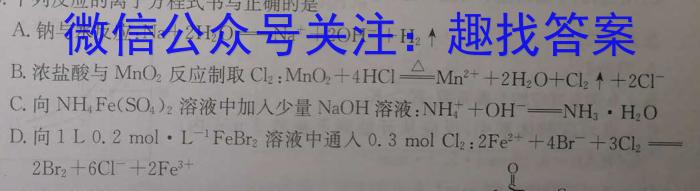 【精品】2024年全国普通高等学校招生统一考试·A区专用 JY高三冲刺卷(二)2化学