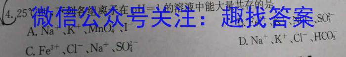 32023-2024学年安徽省八年级教学质量检测(五)化学试题