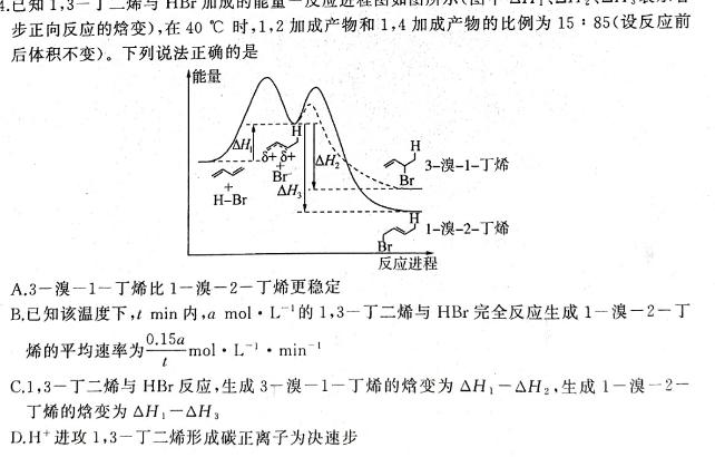 12024年广东初中学业水平检测(二轮)化学试卷答案