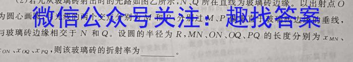 2024年河南省普通高中招生考试模拟试卷（一）物理`