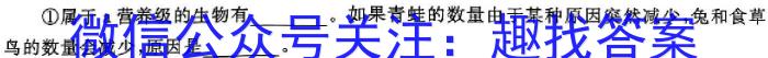 南昌市2023-2024学年度第二学期八年级期中考试生物学试题答案