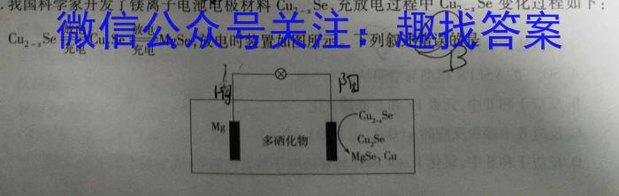 2024年安徽省初中学业水平考试 坤卷化学