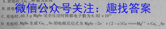 32024届高三3月联考(卫星)语文试题化学试题