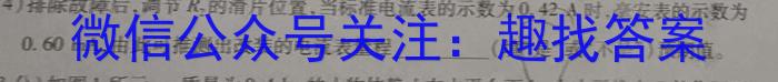 2024年安徽省初中学业水平考试·模拟冲刺卷(一)1物理试题答案