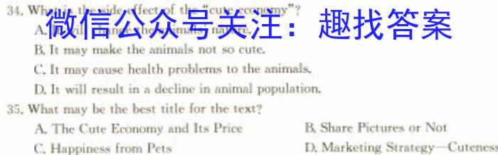 河北省2024年初中毕业班教学质量检测（二）英语