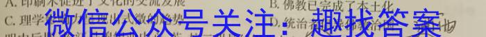 安徽省枞阳县2023-2024学年度七年级第一学期期末质量监测历史试卷答案