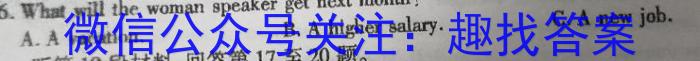 山西省2023-2024学年下学期八年级期末综合评估(CZ262b)英语