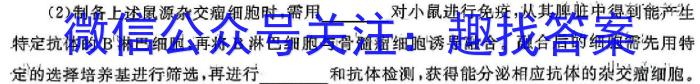 山西省2023-2024学年高二5月质量检测卷（212860Z）生物学试题答案