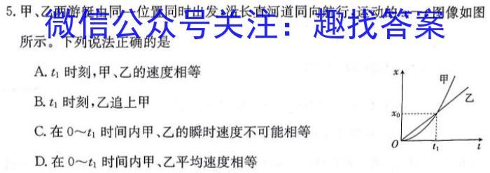 河南省2023-2024学年高中毕业班阶段性测试（六）f物理