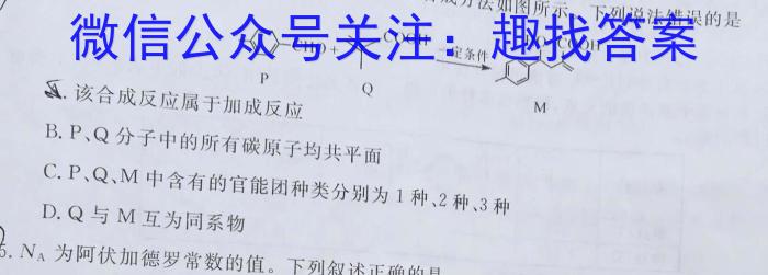 安徽省2024届下学期九年级开学考试（无标题）化学