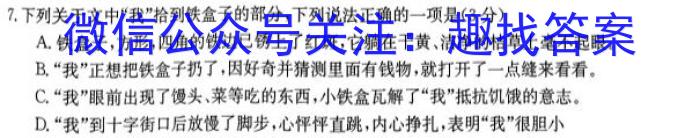 江西省九江市2024-2025学年上学期高二年级开学考试语文