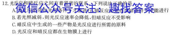 普高联考2023-2024学年高三测评(七)生物学试题答案