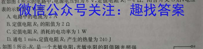 山西省大同市2024-2025学年第一学期八年级开学联考物理`