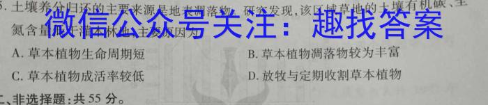 天一大联考 2024届安徽省普通高中高二春季阶段性检测&政治