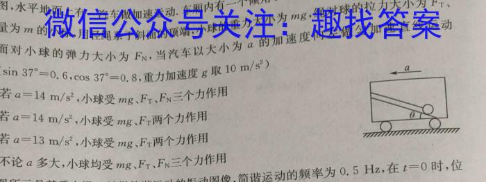 智ZH 河南省2024年中招押题冲刺卷(一)1物理试卷答案