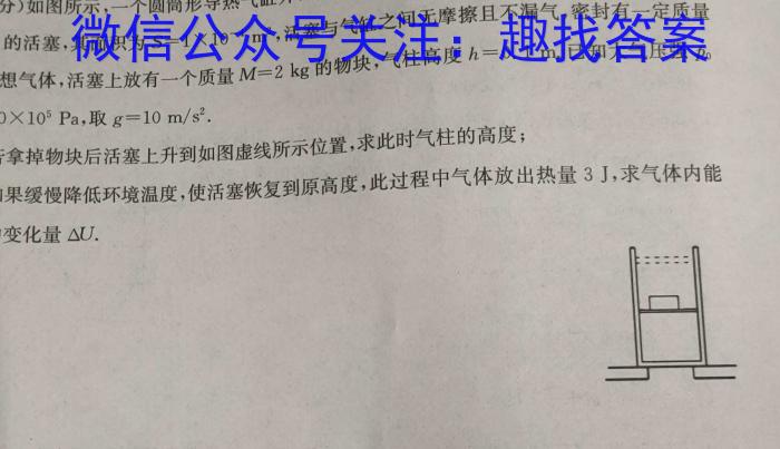 安徽省2024年考前适应性评估(二)[7L]物理`