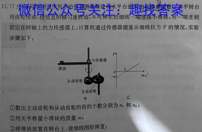 2024届安徽省九年级毕业班第一次模拟考物理`