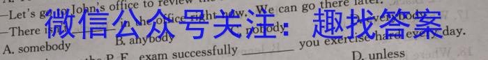 2024年普通高等学校招生全国统一考试压轴卷(T8联盟)(二)英语