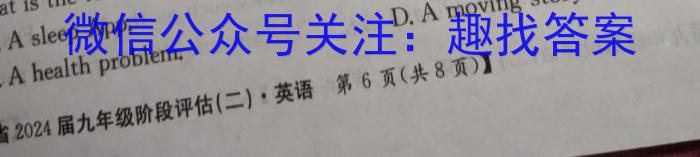 2024年陕西教育联盟高三模拟卷（243573Z）英语