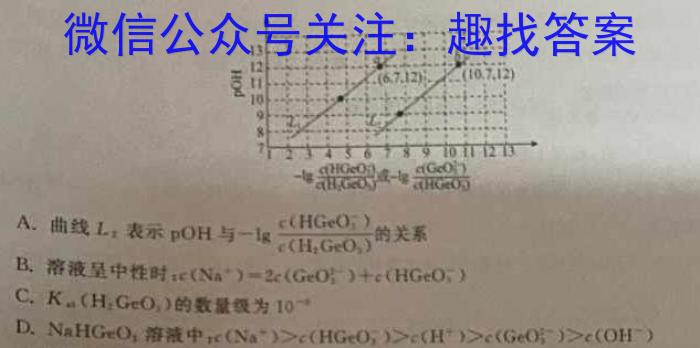 q陕西省2023-2024学年度七年级第二学期期末学习评价化学