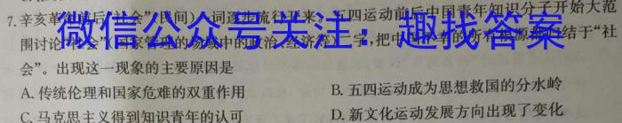 湖南省2024年12月九年级上学期质量抽检&政治