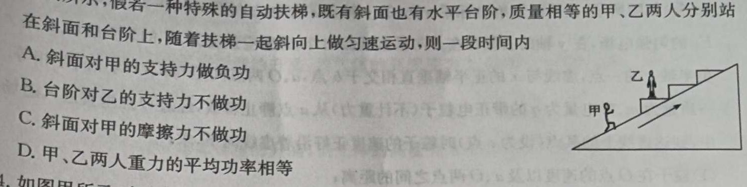 [今日更新]［稳派联考］上进联考2024年高一年级下学期5月联考.物理试卷答案