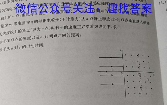 2024年普通高等学校招生全国统一考试专家猜题卷(二)2物理试卷答案