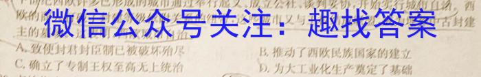 [梅州二模]2024年梅州市高三总复习质检试卷(2024.4)历史试卷答案