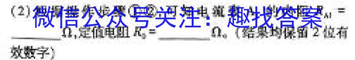 安徽省2024年九年级5月考试（无标题）物理试卷答案