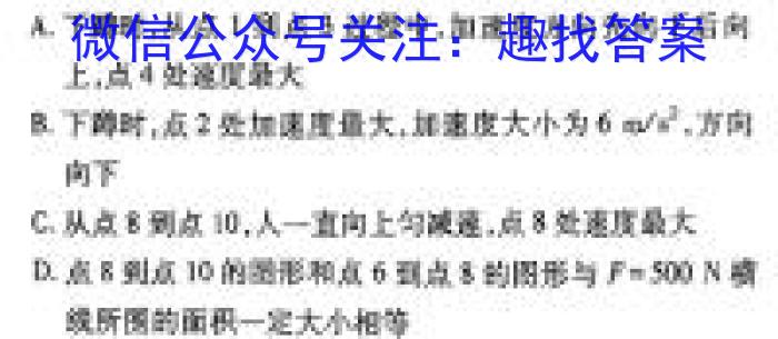 金考卷·百校联盟 2024年普通高等学校招生全国统一考试抢分卷(二)2h物理