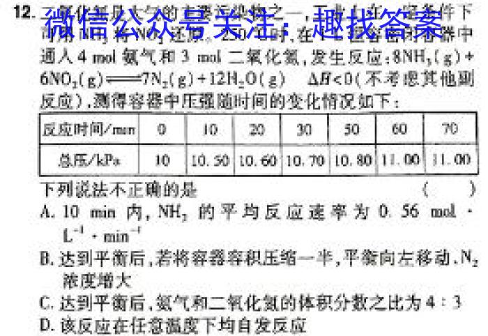 安徽省全椒县2023-2024学年度九年级第一次中考模拟试卷化学