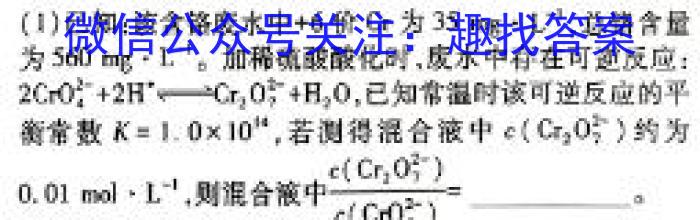 2023-2024学年河北省部分学校下学期高三考试化学