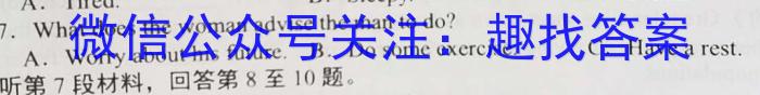 甘肃省定西市2024年毕业会考模拟监测卷（一）英语