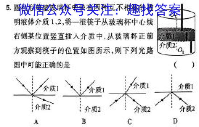 衡水大联考·广东省2025届高三年级摸底联考（8月）物理试题答案